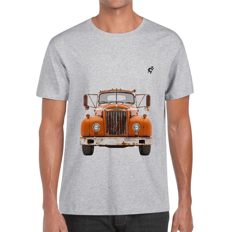 Mens 100% Cotton - Classic Mack Truck F/B 2 - Mr.Shit