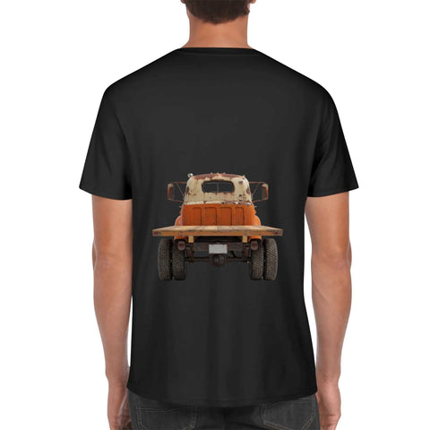 Mens 100% Cotton - Classic Mack Truck F/B 2 - Mr.Shit