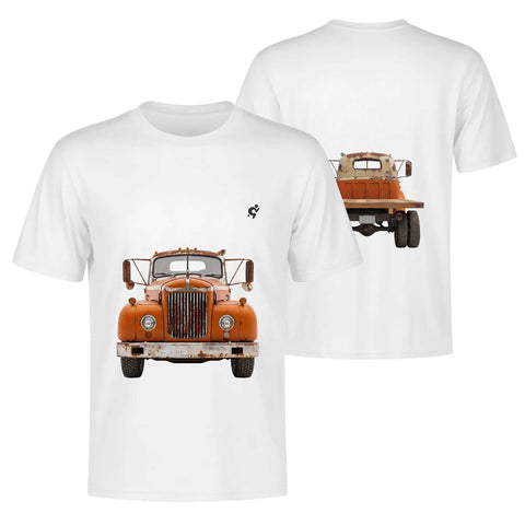 Mens 100% Cotton - Classic Mack Truck F/B 2 - Mr.Shit