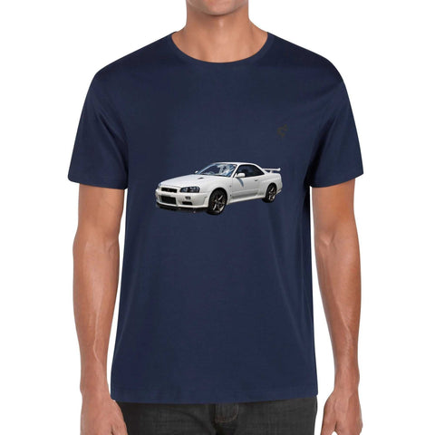 Mens 100% Cotton - Nissan Skyline R32 - Mr.Shit
