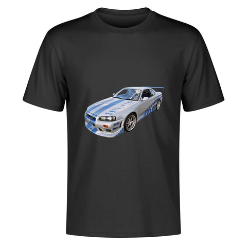 Mens 100% Cotton - Nissan Skyline R34 - Mr.Shit