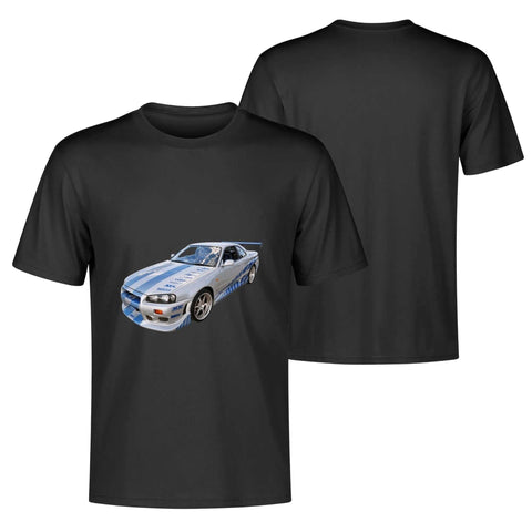 Mens 100% Cotton - Nissan Skyline R34 - Mr.Shit