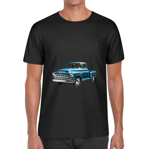 Mens 100% Cotton - Old Blue Pickup 2 - Mr.Shit
