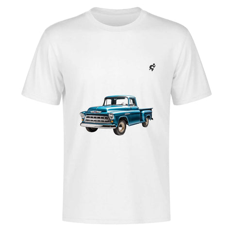 Mens 100% Cotton - Old Blue Pickup 2 - Mr.Shit