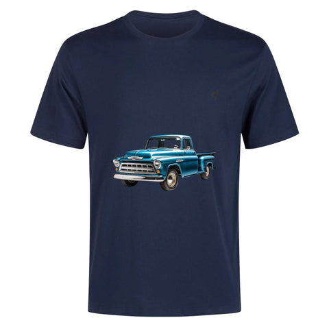 Mens 100% Cotton - Old Blue Pickup 2 - Mr.Shit