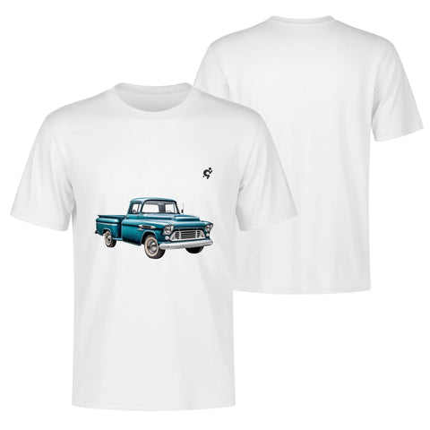 Mens 100% Cotton - Old Blue Pickup - Mr.Shit