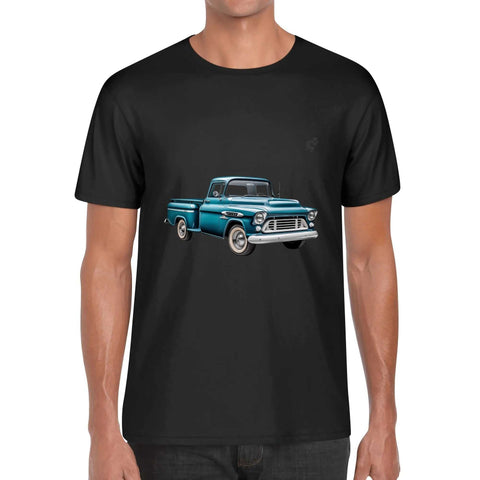 Mens 100% Cotton - Old Blue Pickup - Mr.Shit