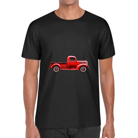 Mens 100% Cotton - Old Red Pickup - Mr.Shit