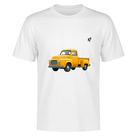 Mens 100% Cotton - Old Yellow Pickup - Mr.Shit