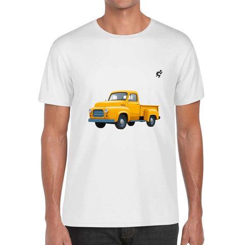 Mens 100% Cotton - Old Yellow Pickup - Mr.Shit