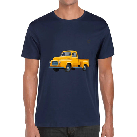 Mens 100% Cotton - Old Yellow Pickup - Mr.Shit