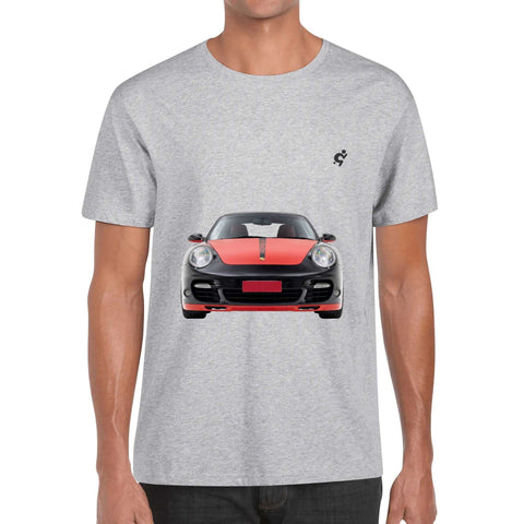 Mens 100% Cotton - Porsche 911Trubo F/B - Mr.Shit