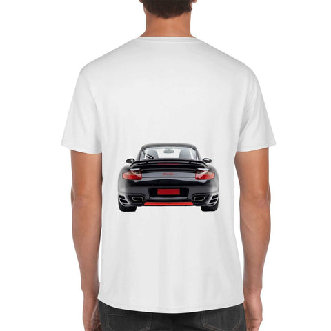 Mens 100% Cotton - Porsche 911Trubo F/B - Mr.Shit