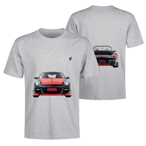 Mens 100% Cotton - Porsche 911Trubo F/B - Mr.Shit