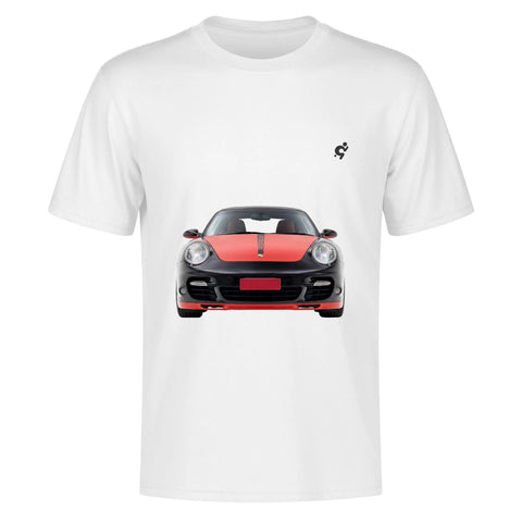 Mens 100% Cotton - Porsche 911Trubo F/B - Mr.Shit