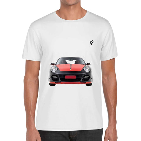 Mens 100% Cotton - Porsche 911Trubo F/B - Mr.Shit