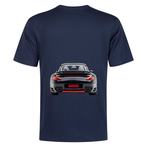 Mens 100% Cotton - Porsche 911Trubo F/B - Mr.Shit