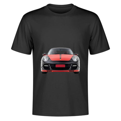 Mens 100% Cotton - Porsche 911Trubo F/B - Mr.Shit