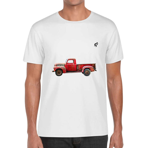 Mens 100% Cotton - Rusty Old Pickup - Mr.Shit