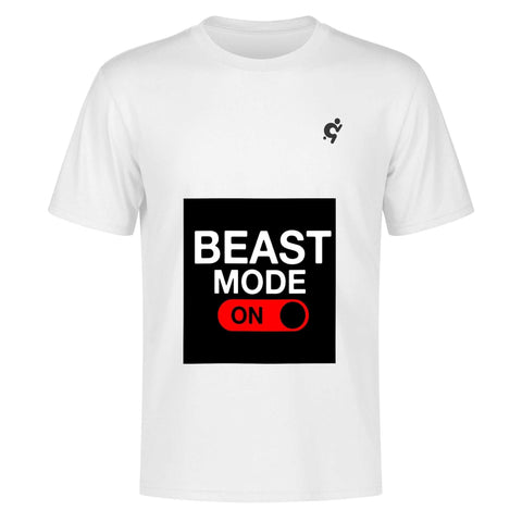 Mr.Shit Mens 100% Cotton T-Shirt - Beast Mode On Men's T-Shirts 32 $