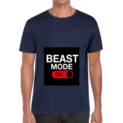 Mr.Shit Mens 100% Cotton T-Shirt - Beast Mode On Men's T-Shirts 32 $