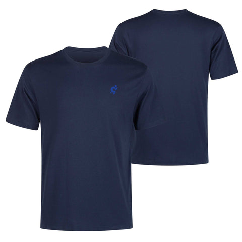 Mr.Shit Mens 100% Cotton T-Shirt - Dark Blue Logo Men's T-Shirts 32 $