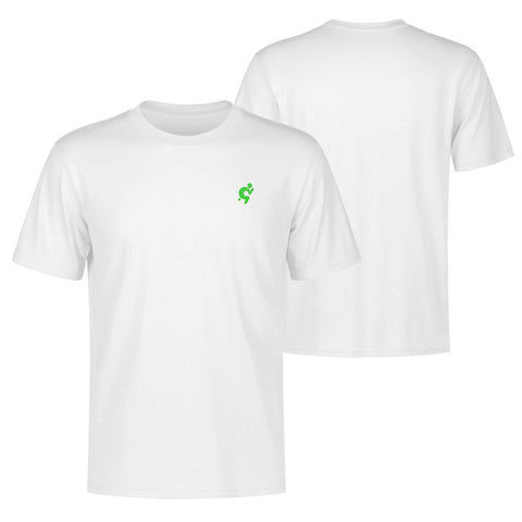 Mr.Shit Mens 100% Cotton T-Shirt - Green Logo Men's T-Shirts 32 $