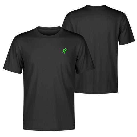 Mr.Shit Mens 100% Cotton T-Shirt - Green Logo Men's T-Shirts 32 $