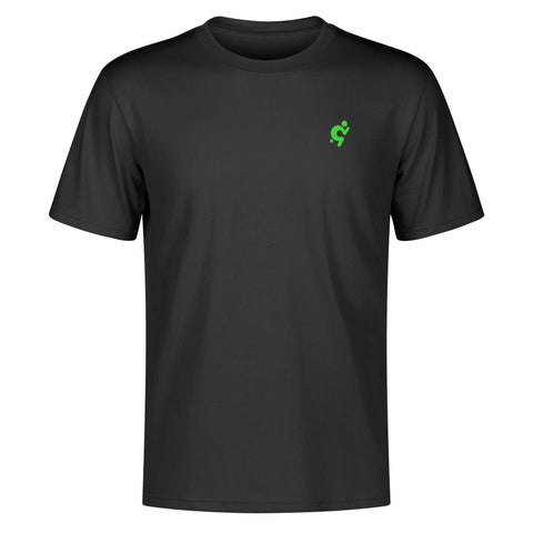 Mr.Shit Mens 100% Cotton T-Shirt - Green Logo Men's T-Shirts 32 $
