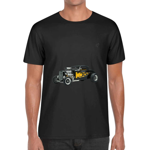 Men's 100% Cotton T-Shirt - Hot Rod 10 - Mr.Shit
