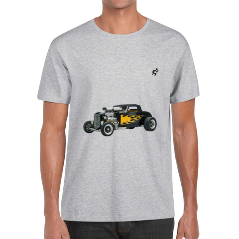 Men's 100% Cotton T-Shirt - Hot Rod 10 - Mr.Shit