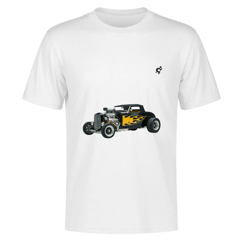 Men's 100% Cotton T-Shirt - Hot Rod 10 - Mr.Shit