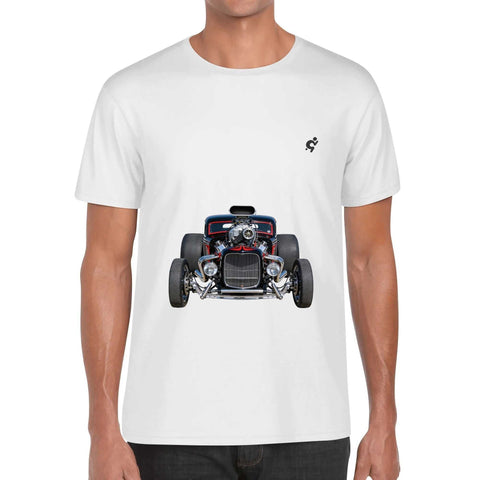Men's 100% Cotton T-Shirt - Hot Rod 7 - Mr.Shit