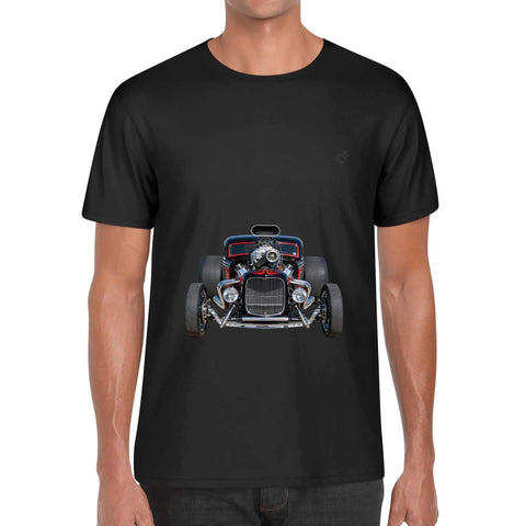 Men's 100% Cotton T-Shirt - Hot Rod 7 - Mr.Shit