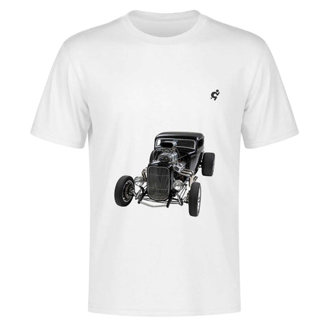 Men's 100% Cotton T-Shirt - Hot Rod 8 - Mr.Shit