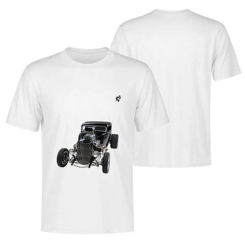 Men's 100% Cotton T-Shirt - Hot Rod 8 - Mr.Shit