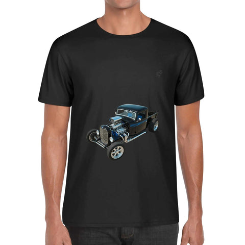 Men's 100% Cotton T-Shirt - Hot Rod 9 - Mr.Shit