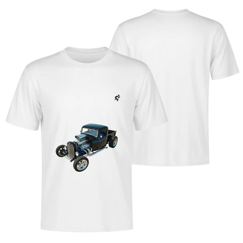 Men's 100% Cotton T-Shirt - Hot Rod 9 - Mr.Shit