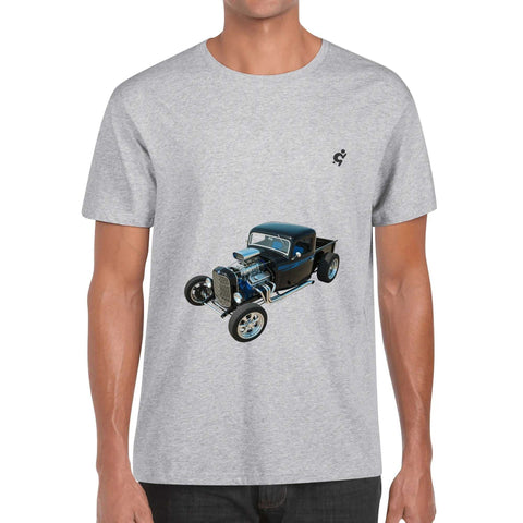 Men's 100% Cotton T-Shirt - Hot Rod 9 - Mr.Shit
