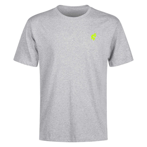 Mr.Shit Mens 100% Cotton T-Shirt - Hyper Yellow Logo Men's T-Shirts 32 $