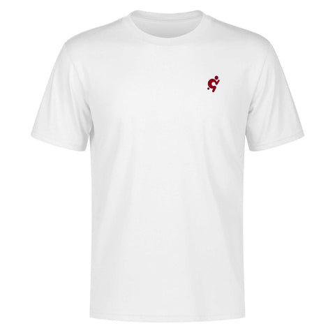Mr.Shit Mens 100% Cotton T-Shirt - Maroon Logo Men's T-Shirts 32 $
