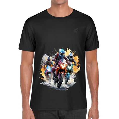 Mr.Shit Mens 100% Cotton T-Shirt - Motor Bikes Men's T-Shirts 32 $