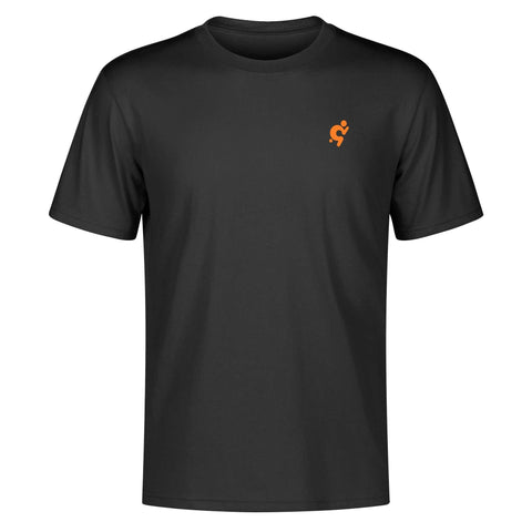 Mr.Shit Mens 100% Cotton T-Shirt - Orange Logo Men's T-Shirts 32 $