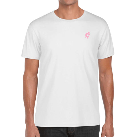 Mr.Shit Mens 100% Cotton T-Shirt - Pink Logo Men's T-Shirts 32 $