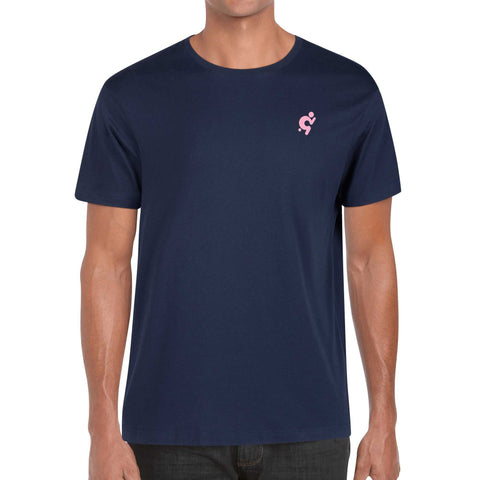 Mr.Shit Mens 100% Cotton T-Shirt - Pink Logo Men's T-Shirts 32 $