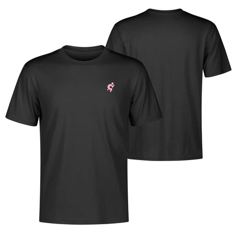 Mr.Shit Mens 100% Cotton T-Shirt - Pink Logo Men's T-Shirts 32 $
