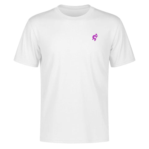 Mr.Shit Mens 100% Cotton T-Shirt - Purple Logo Men's T-Shirts 32 $