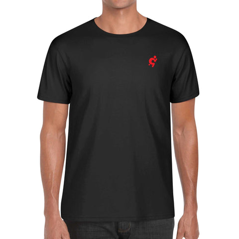 Mr.Shit Mens 100% Cotton T-Shirt - Red Logo Men's T-Shirts 32 $