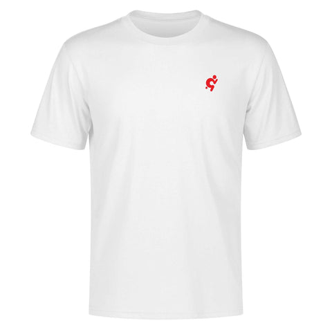 Mr.Shit Mens 100% Cotton T-Shirt - Red Logo Men's T-Shirts 32 $
