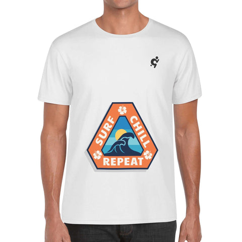 Mr.Shit Mens 100% Cotton T-Shirt - Surf 2 Men's T-Shirts 32 $